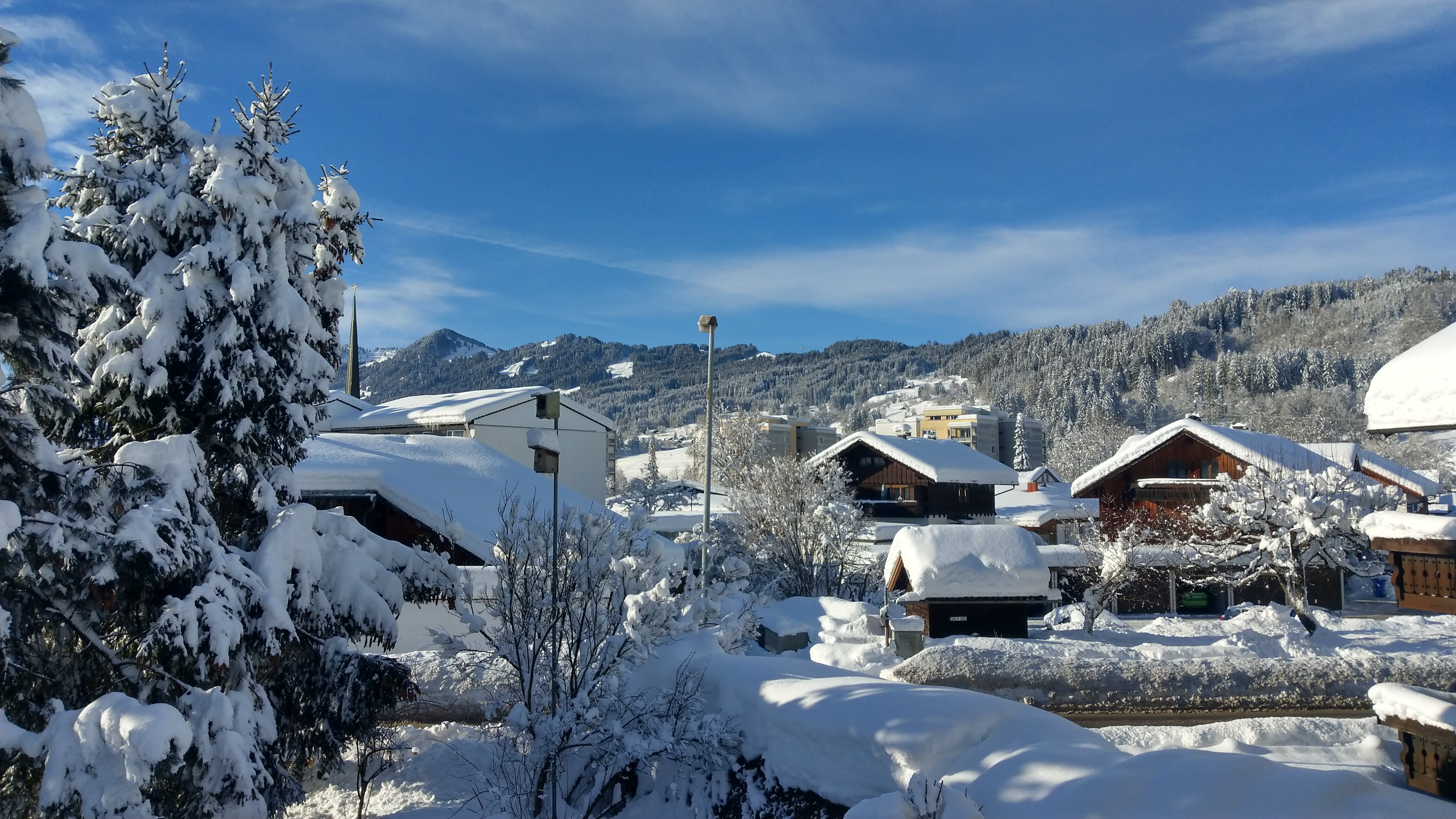 Blick aus der Wohnung - Sonthofen